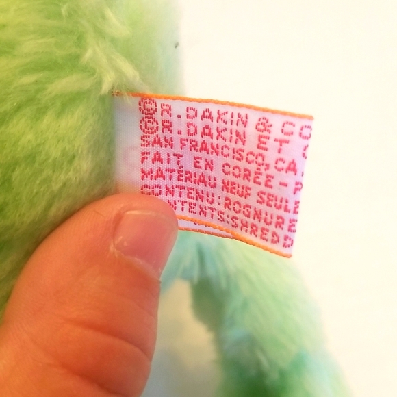 Vintage RARE Dakin Green Frog Plush 1980 - Picture 6 of 10